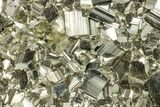 Shiny Pyrite Crystal Cluster - Peru #173268-2